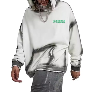 Sweats à capuche pour hommes 100% coton 500 GSM Blank Heavy Weight Hoodies For Man Vintage Sun Faded Pigment Washed Men's Hoodies & sweat-shirts - Product Image 3