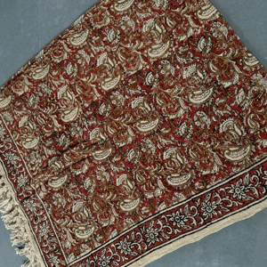 Handmade Eco-Friendly Traditional Style Block Print Cotton <b>Throw</b> <b>Tassels</b> 100% Cotton for Home Decor - Product Image 2