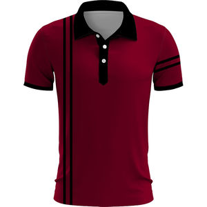 เสื้อโปโลแขนสั้นสำหรับผู้ชายเสื้อกอล์ฟผ้าฝ้าย100% เสื้อถักสีทึบออกแบบได้ตามต้องการ2025 - Product Image 3