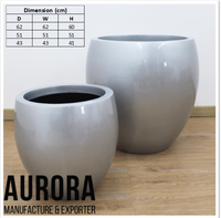 Les Pots de fleurs sont de haute qualité avec un Design de Style moderne et un bon matériau pour l'extérieur ou l'intérieur fabriqué au Vietnam