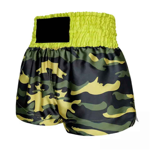 กางเกงชกมวยไทย MMA แบบสั่งทำพิเศษ พิมพ์ลาย ยืดหยุ่น แห้งเร็ว เทคนิคซับลิเมชั่น ซักแล้ว ใช้สำหรับฝึกซ้อมและแข่งขัน รับผลิตแบบ OEM - Product Image 6