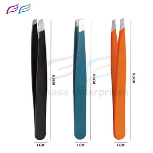 Pinzas de acero inoxidable para cosméticos al por mayor, pinzas de Etiqueta Privada, productos de belleza de color personalizado para mujeres de Bahasa Pro - Product Image 5