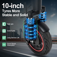 Trottinette électrique Varstrom 500W 48V avec moteur brushless, batterie lithium 15.6Ah, roues de 10 pouces, entrepôt UK