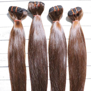 Venta al por mayor de pelo natural virgen con cutícula alineada, pelo lacio de extensiones de pelo humano vietnamita directo de fábrica - Product Image 1