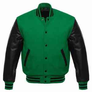 Chaqueta Universitaria de Cuero Genuino para Hombre, Manga Larga, para Invierno, de Alta Calidad, Personalizada con Logotipo, Chaqueta Letterman - Product Image 6