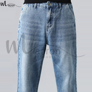 Pantalones Vaqueros de Mezclilla Casuales Elegantes, Ligeros, de la Mejor Calidad, Hechos en Pakistán, Rotos, para Adultos, Transpirables, de Tiro Medio - Product Image 6