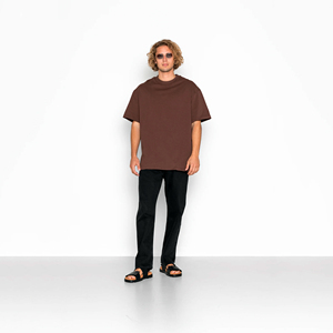 Camiseta de algodón 100% de la mejor calidad para hombre, camisetas informales con estampado de gran tamaño y logotipo personalizado, ropa de hombre en blanco - Product Image 5