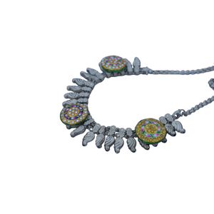 Collar de plata de buena calidad con apariencia de esmalte blanco, gargantilla de Material de latón, collar hecho a mano para mujeres y niñas - Product Image 2