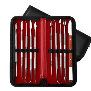 10PCS Stainless Steel Manual Dental Waxing Instruments Set Metal <b>Clay</b> Sculpting Pottery <b>Sculpture</b> Tools Wax Carving Tools - Product Image 1