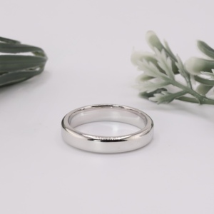 White Gold Minimalist Round Brilliant Cut Lab Grown Diamond Engagement Wedding Band Classic Flush <b>Set</b> Solitaire Fine Jewelry <b>Men</b> - Product Image 2