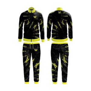 Custom Hooded Two-Piece Jogging Suits Streetwear Polyester Cotton Printed <b>Maternity</b> Features Custom <b>Clothing</b> - Product Image 2