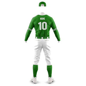 Custom Design Team Baseball Uniforms Breathable 100% Polyester Sublimation Baseball Jersey Sets - Product Image 6