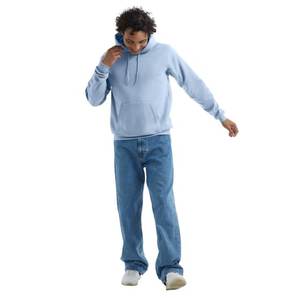 Sudadera con capucha de poliéster con bloque de color blanco M para hombre: ropa de calle diaria, ropa informal y activa asequible para hombres - Product Image 1
