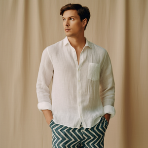 Vente en gros Chemises camisas légères et décontractées pour hommes Chemises grande taille Vêtements de plage Tops Blouse Chemises habillées d'été - Product Image 3