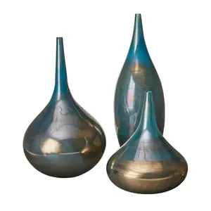 Ensemble à la demande de 3 vases à fleurs en forme de design élégant et personnalisé pour la table et la décoration - Product Image 2