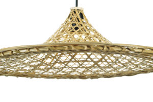 Vietrustic Handmade Eco-friendly Bamboo Round Shape Customized Logo <b>Lamp</b> <b>Shade</b> Pendant Light for Kitchen Home Decoration - Product Image 2