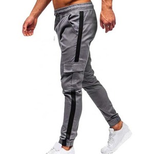 Pantalons de survêtement pour hommes populaires, décontractés, coupe slim, mi-longueur, 100% polyester, séchage rapide, respirant, de haute qualité, avec poche latérale à rabat - Product Image 5