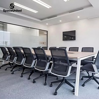 Chaise de bureau pivotante en maille de nylon, vente en gros d'usine SpaceUnited, chaise de bureau ergonomique