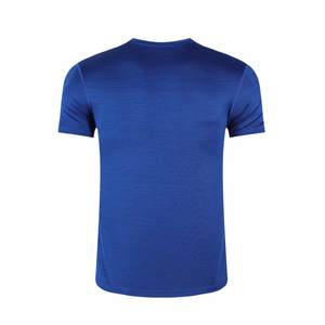 Camiseta de punto gris de manga corta de secado rápido para hombre, cuello redondo, corte ajustado, informal, camisetas para hombre - Product Image 4