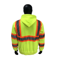 Veste de sécurité haute visibilité pour hommes, vêtements de travail réfléchissants et imperméables avec logo imprimé, gilet de sécurité pour l'hiver
