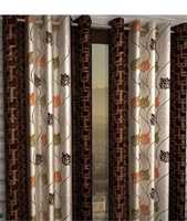 Tissu de rideau transparent Jacquard floral de luxe 100 pour cent Polyester rideaux occultants pour décor de salon