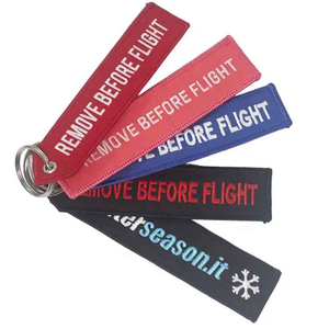 พวงกุญแจผ้าปักลายหมูสองด้านคุณภาพสูง สไตล์คลาสสิก ด้วยเทคนิคการทอ - Product Image 1