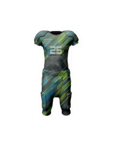 Maillot de football américain personnalisé par sublimation OEM pour adulte, respirant, protection UV, séchage rapide, grande taille, uniforme en sergé pour le tackle - Product Image 1