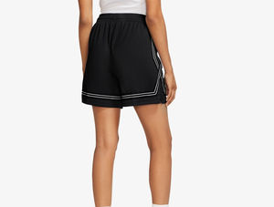 Pantalones cortos de malla sólidos personalizados para hombre al por mayor, cintura elástica transpirable, secado rápido, a prueba de viento, 100% poliéster, personaliza tu propio logotipo - Product Image 4