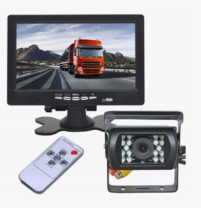 Sistema de Cámara de Reversa HD de 1280P con Ángulo Amplio de 170° | Kit de Monitor de 7 Pulgadas con Amplio Rango de Voltaje de 36V | Cámara de Visión Delantera y Trasera IP69K para Camión, Autobús, Caravana - Product Image 2