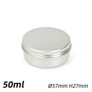 Pot en métal de qualité alimentaire de qualité supérieure pot en aluminium avec couvercle à vis logo personnalisé bas quantité minimale de commande livraison rapide 50g 60g 120g pour cosmétiques cire bonbons - Product Image 6