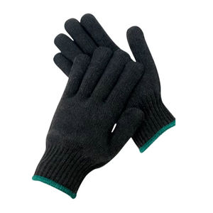 Guantes de punto de poliéster de alta calidad para uso diario Deportes Jacquard Guantes protectores de nailon negro Precio bajo Ciclismo de invierno - Product Image 4