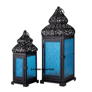 Hot <b>Sale</b> High Quality Natural Wooden and Metal Used Home <b>Lighting</b> Use Dinnerware Tabletop Candle Lantern - Product Image 3
