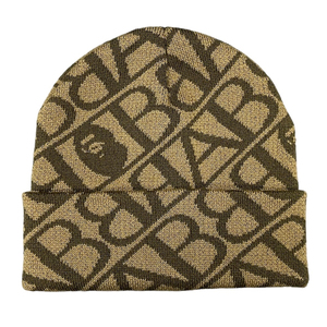 Gorro Jacquard de invierno con diseño personalizado, ropa informal de punto de talla grande, logotipo bordado, precio al por mayor, gorros con letras - Product Image 2