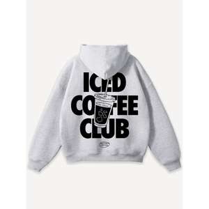 Sudaderas con capucha de color gris para hombres y mujeres Tipo de ropa Peso pesado Naturalmente Artesanía Capuchas y pulóver Accesorio de tela de moda - Product Image 5