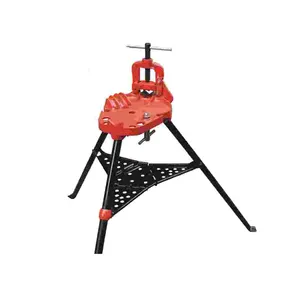 Hot Selling Industrial Grade Handy Pipe Tristand Chain Vise 6 inch Pipe Vise Stand At Best Price