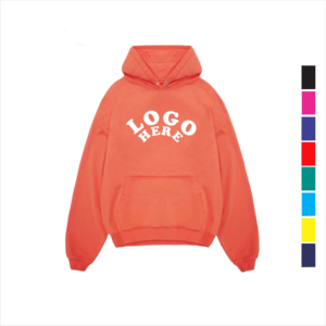 Sweat à capuche unisexe en coton 100% de haute qualité, personnalisé, pour l'hiver, écologique, lourd, avec logo personnalisé, tissu en molleton français - Product Image 6