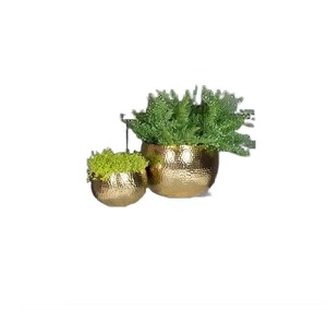 Hot Selling Hammered <b>Gold</b> Polished Stainless Steel Modern Flower Vases with Glossy Finishing Eco-Friendly Home & <b>Table</b> Decor - Product Image 5