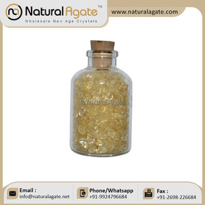 Peridoto de meditación, botella pequeña con Chips curativos de piedras preciosas, en venta - Product Image 5
