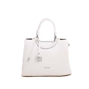 <b>White</b> P35960 Formal Arm Bag Elegant <b>Handbag</b> - Product Image 1