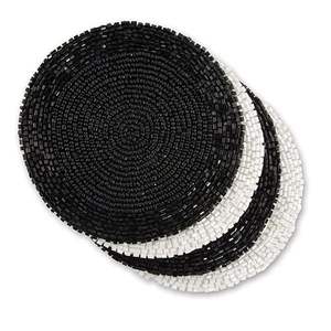 ที่รองแก้วลูกปัดงานแฮนด์เมดสำหรับบ้านสุดหรูและการรับประทานอาหารสำหรับร้านอาหารคาเฟ่ - Product Image 1