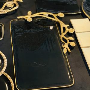 Bandeja de Servicio de Aluminio Fundido Sólido con Tres Recipientes para Servir Frutos Secos, Uso en Comedor, Proporciona un Aspecto Decorativo y Confiable - Product Image 2