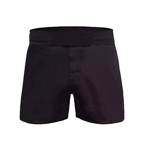 Pantalones Cortos de Entrenamiento de Lucha Libre y MMA, Ligeros, Transpirables, de Tela Elástica Activa que Absorbe la Humedad, con Cierre de Cordón - Product Image 1