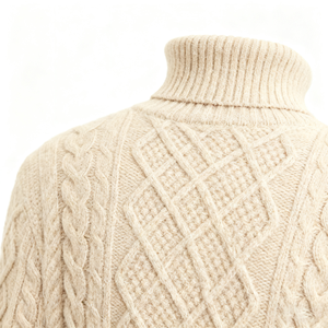 Pull à col roulé en tricot rembourré en polaire épais pour homme Orson Sports, respirant, séchage rapide, bas ample, automne/hiver, anti-rétrécissement - Product Image 2