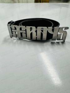 IMBOYS Metal Letter Buckle Genuine Leather Belt Men Hip Hop Streetwear Punk Waist Strap Western Cowboy Fashion Jeans Belt - Product Image 6