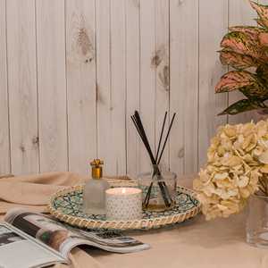 Obtenga el suyo ahora: Gran oferta en bandejas de bambú elásticas redondas hechas a mano de Vietnam con patrones elegantes en 2024 - Product Image 3