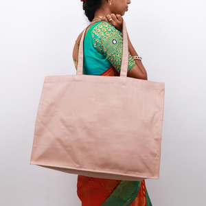 <b>Vintage</b> Ladies' Canvas <b>Handbag</b> with Zipper Closure Fancy Printed Shopping Bag-Wholesale Product - Product Image 6