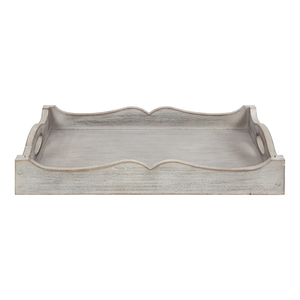 Plateau de service en bois de manguier sculpté à la main pour le petit-déjeuner au lit Plateau de service décoratif en bois sûr pour les acheteurs en gros en vrac - Product Image 1