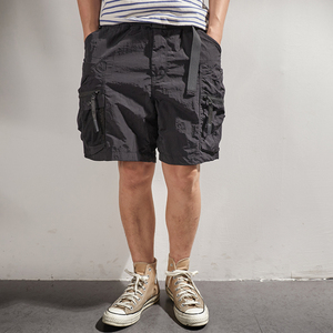 Pantalones Cortos Deportivos Casuales para Hombre, de Alta Calidad, 100% Algodón, Secado Rápido, Transpirables, Ecológicos, con Múltiples Bolsillos, para Verano, Alta Demanda - Product Image 4