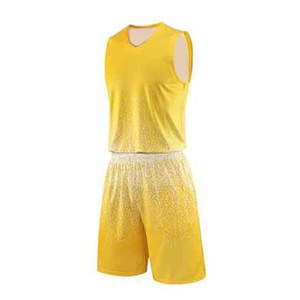 Uniforme de basket-ball Marque privée Logo personnalisé Services ODM découpés Prix raisonnable Uniformes de basket-ball les plus vendus - Product Image 3