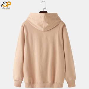 2024 personalizado peso pesado 450 Gsm de gran tamaño liso polar pulóver sudaderas con capucha en relieve de alta calidad algodón grueso Unisex al por mayor - Product Image 2